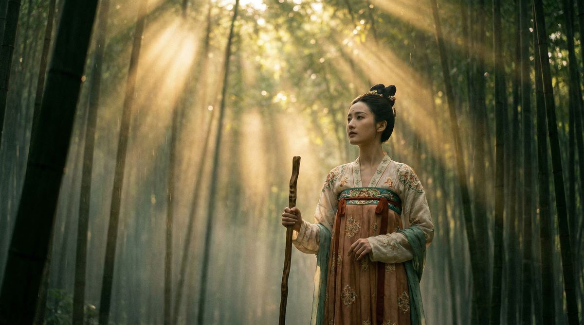 萝莉岛视频：古风微电影《竹林深处》